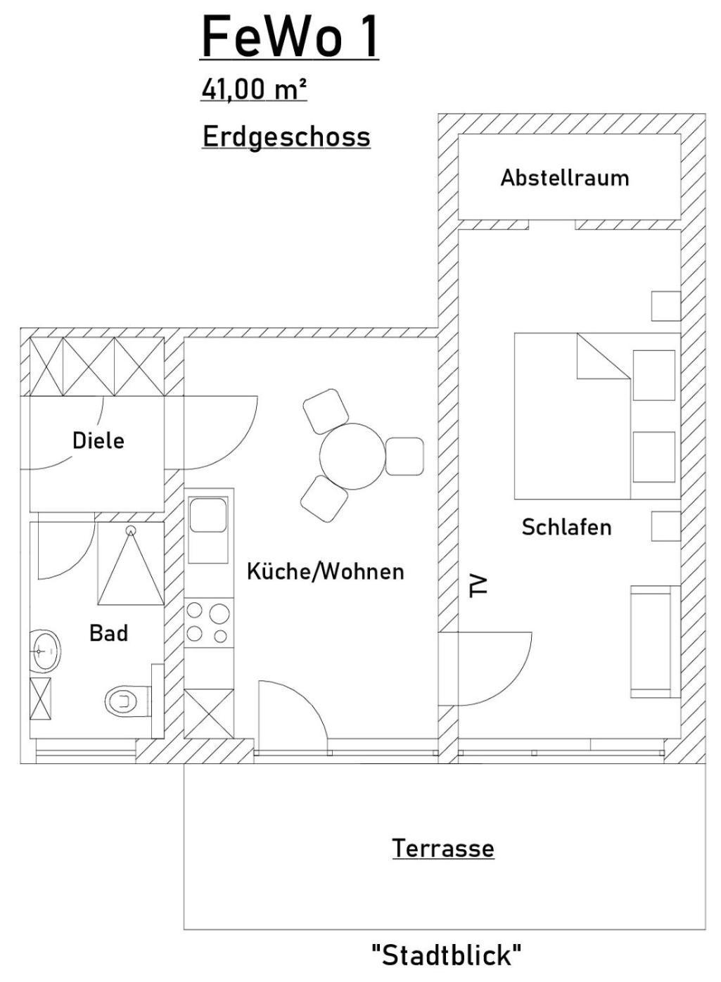 Ferienwohnungen Petrisberg Trier Rum bild